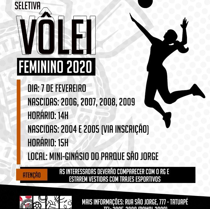 Corinthians Vôlei abre inscrições para atletas de base no Parque São Jorge